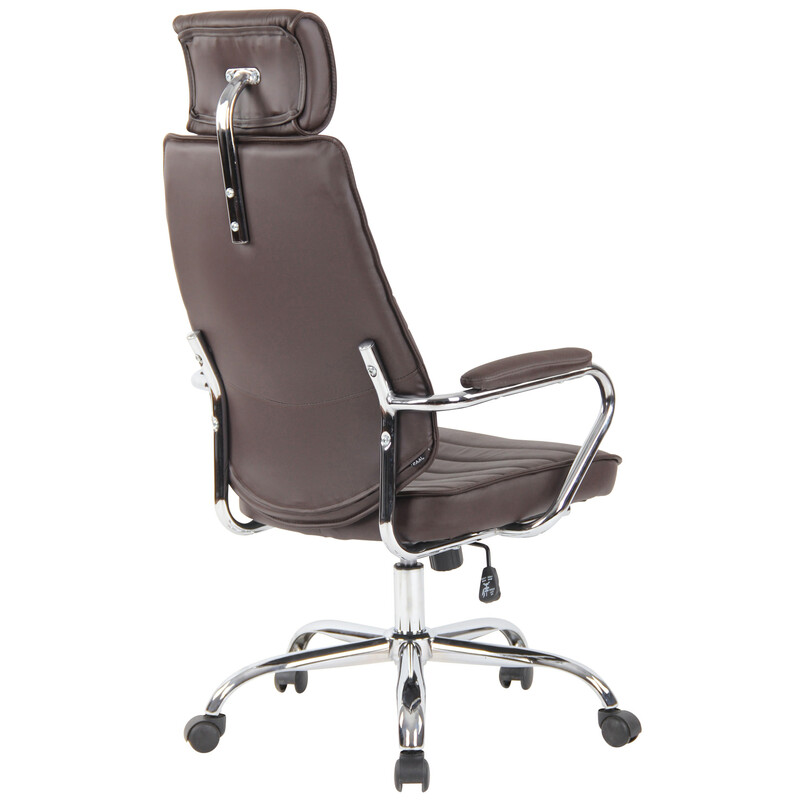 Hopfällbar och lättskött stol med konstläder och metallram