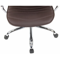 Hopfällbar och lättskött stol med konstläder och metallram