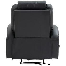 Elegant massagefåtölj med värmefunktion och justerbart ryggstöd