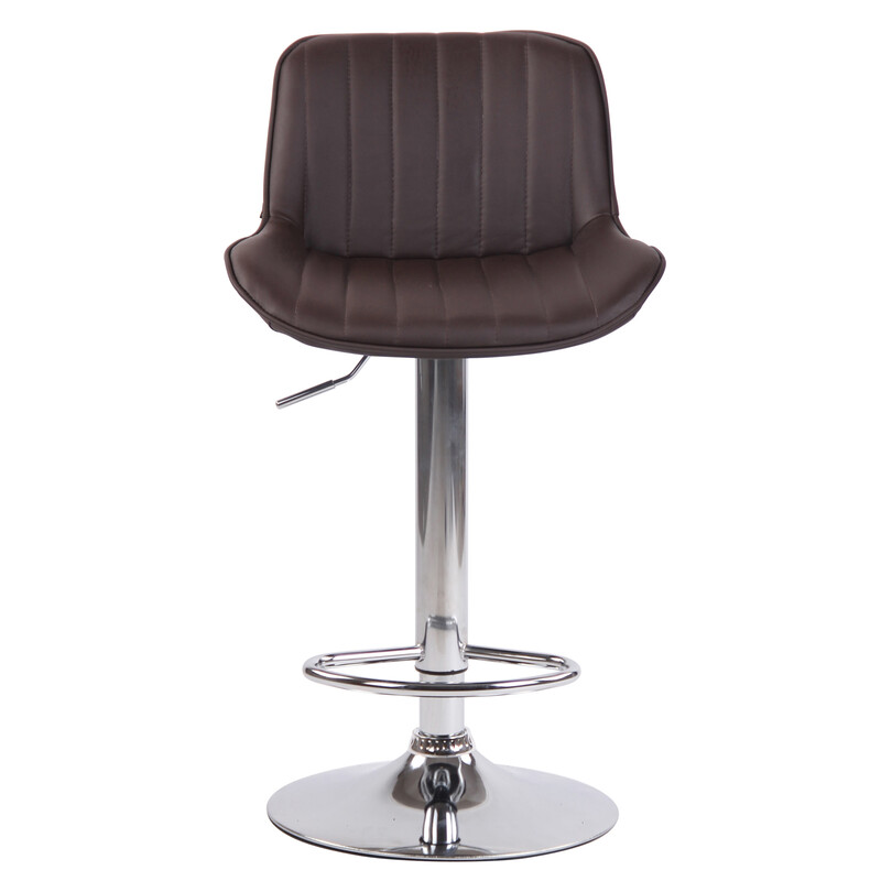 Stilren justerbar barstol med modern design och fotstöd