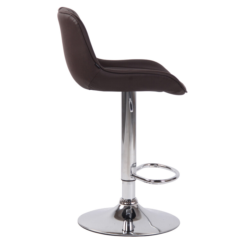 Stilren justerbar barstol med modern design och fotstöd