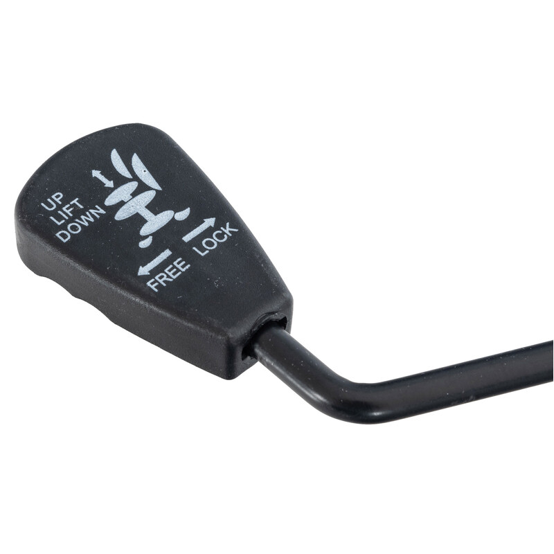 Robust kontorsstolsmekanism med höjdjustering och gungfunktion