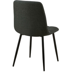 Elegant stoluppsättning med hög rygg och sammetstyg