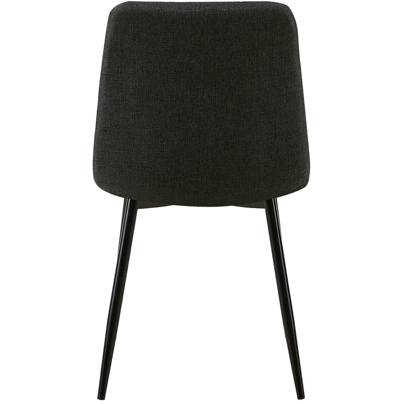 Elegant stoluppsättning med hög rygg och sammetstyg