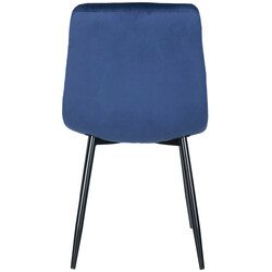 Bekväma matstolar i sammet eller tyg, modern design