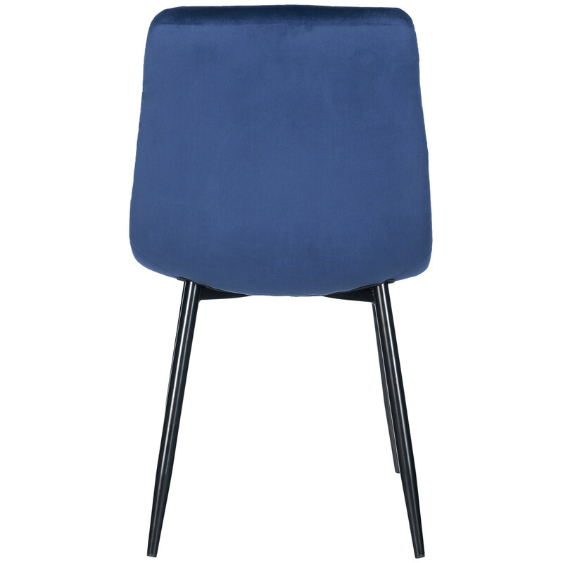 Bekväma matstolar i sammet eller tyg, modern design