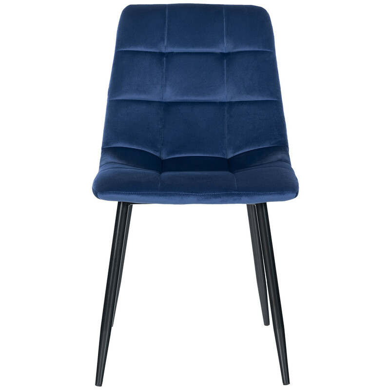 Bekväma matstolar i sammet eller tyg, modern design