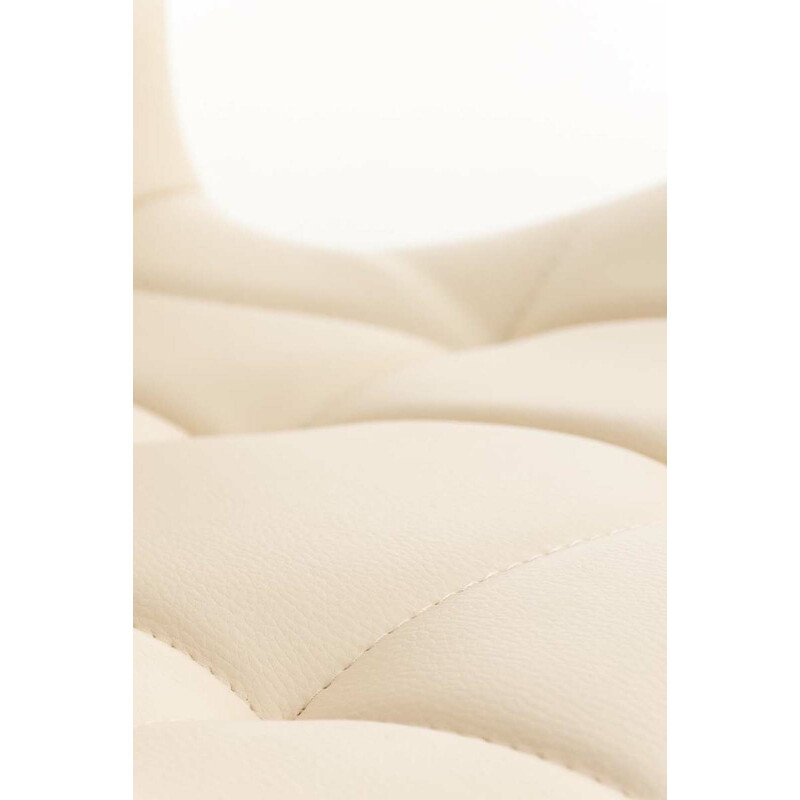 Elegant matstol i konstläder och trä, flera färger