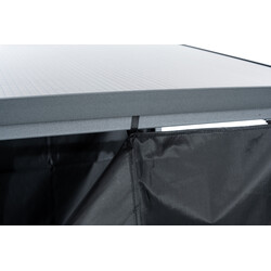 Robust vedställning med skyddsöverdrag för utomhusbruk