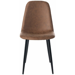 Bekväm och elegant matsalsstol med hög ryggstöd