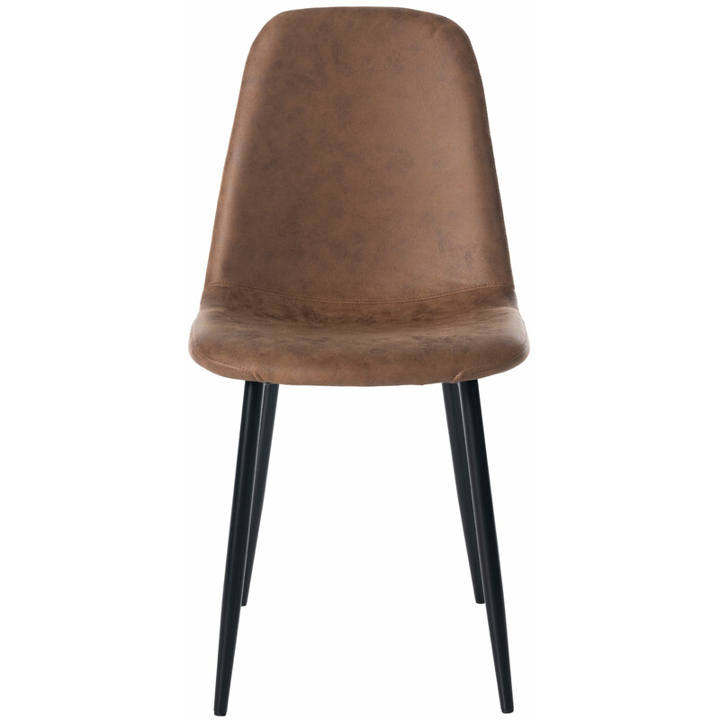 Bekväm och elegant matsalsstol med hög ryggstöd