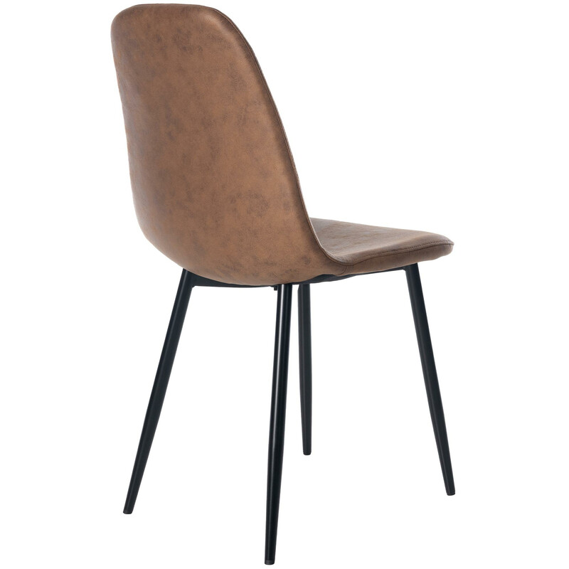 Bekväm och elegant matsalsstol med hög ryggstöd