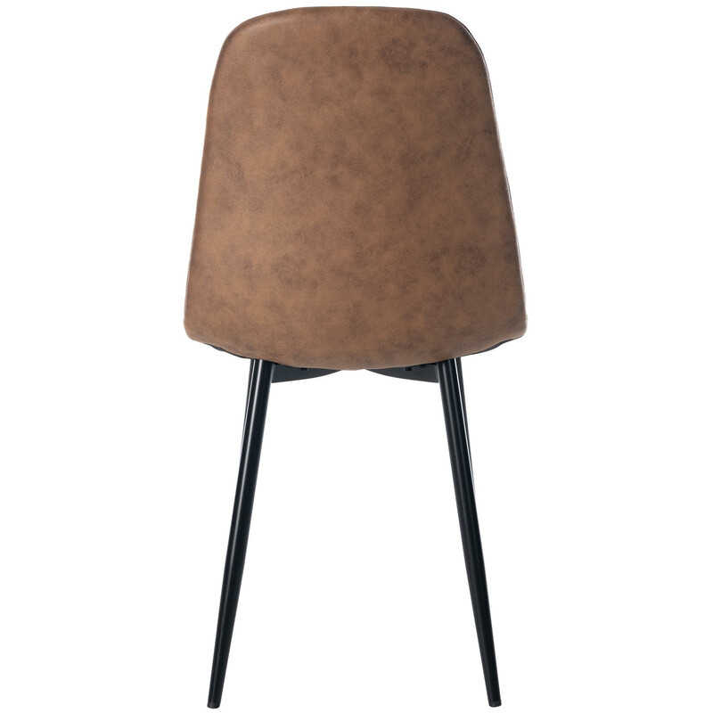 Bekväm och elegant matsalsstol med hög ryggstöd