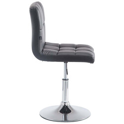 Elegant och bekväm höjdjusterbar stol i konstläder