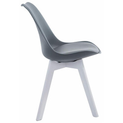 Lyxiga matstolar i plast, konstläder och trä