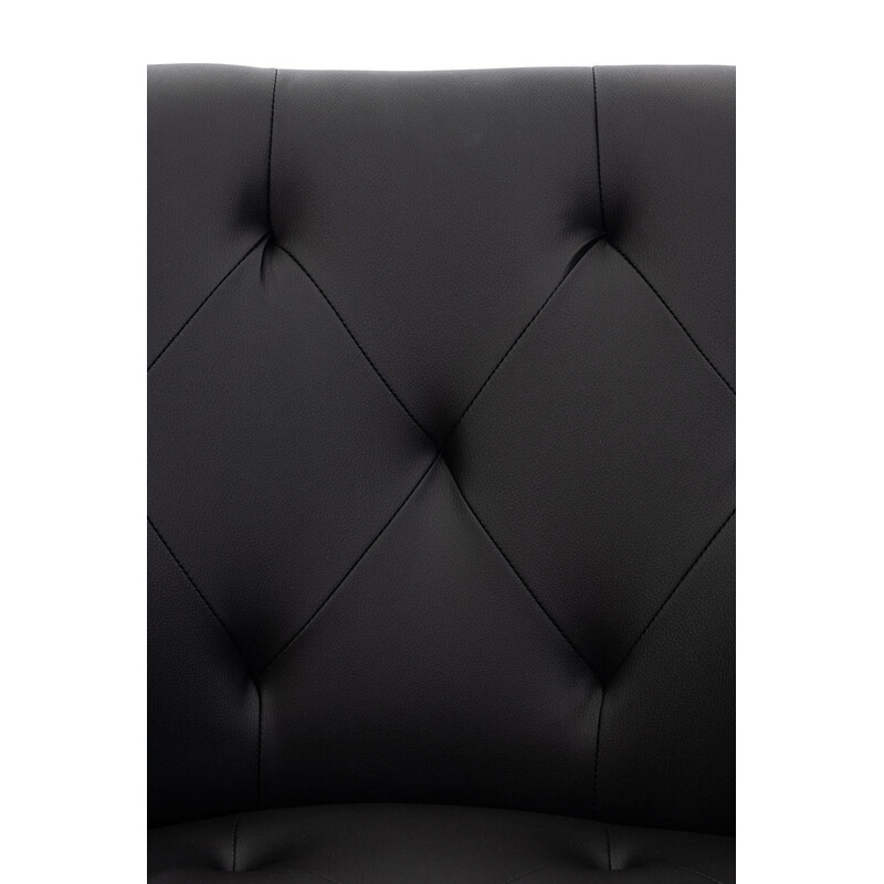 Elegant modern matstol med bekväm stoppning och metallram