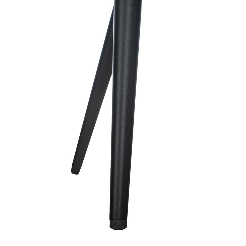 Elegant modern matstol med bekväm stoppning och metallram