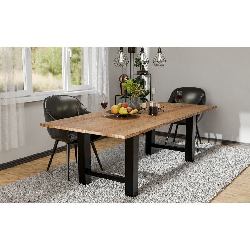 Mångsidiga bordsben i stål med enkel montering