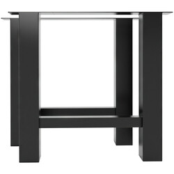 Mångsidiga bordsben i stål med enkel montering