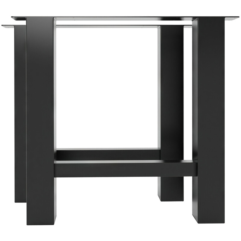 Mångsidiga bordsben i stål med enkel montering