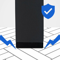 Industriell klädställning loft-stil platsbesparande förvaring stabil