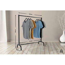 Modernt och robust klädställ för sovrum och hall