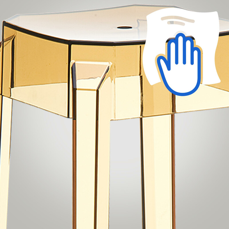 Modern och väderbeständig stapelbar barstol Fox 75 cm