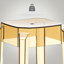 Modern och väderbeständig stapelbar barstol Fox 75 cm