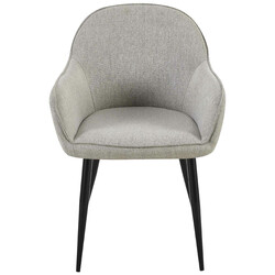 Elegant och bekväm stol med modern design och metallben