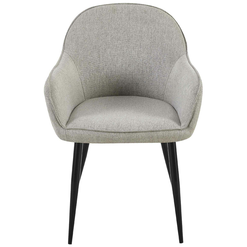 Elegant och bekväm stol med modern design och metallben