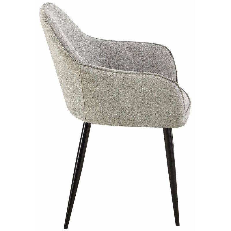 Elegant och bekväm stol med modern design och metallben