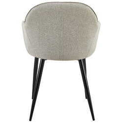 Elegant och bekväm stol med modern design och metallben