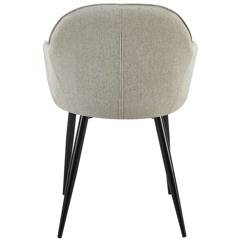 Elegant och bekväm stol med modern design och metallben