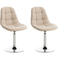 Elegant snurrstol med bekväm stoppning och modern design