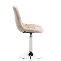 Elegant snurrstol med bekväm stoppning och modern design