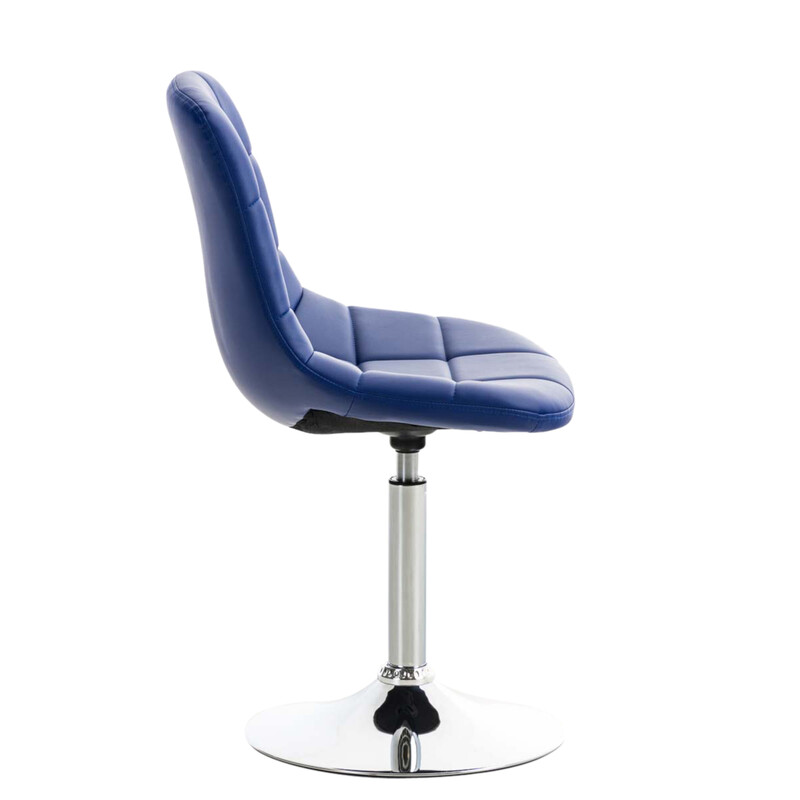 Elegant snurrfåtölj i konstläder med 360° rotation