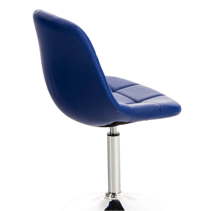 Elegant snurrfåtölj i konstläder med 360° rotation