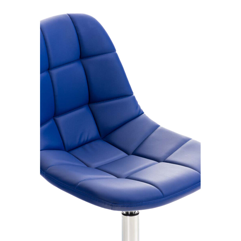 Elegant snurrfåtölj i konstläder med 360° rotation