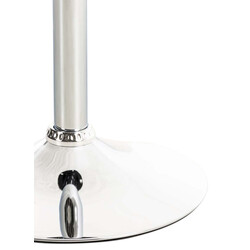 Elegant snurrfåtölj i konstläder med 360° rotation