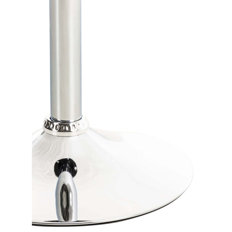 Elegant snurrfåtölj i konstläder med 360° rotation