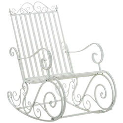 Antikstil gungstolar i järn för inomhus och utomhus