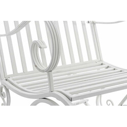 Antikstil gungstolar i järn för inomhus och utomhus