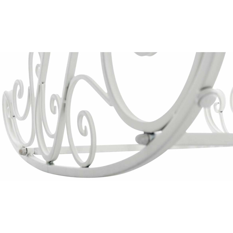 Antikstil gungstolar i järn för inomhus och utomhus