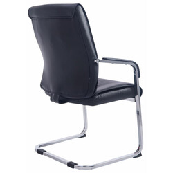 Elegant gungstol i konstläder med ergonomisk design