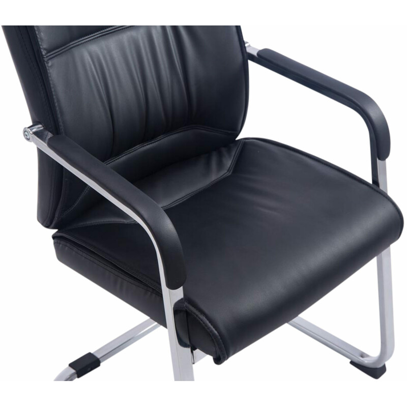 Elegant gungstol i konstläder med ergonomisk design