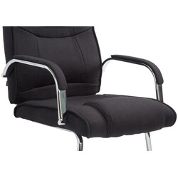 Elegant gungstol med ergonomisk design och vadderade armstöd