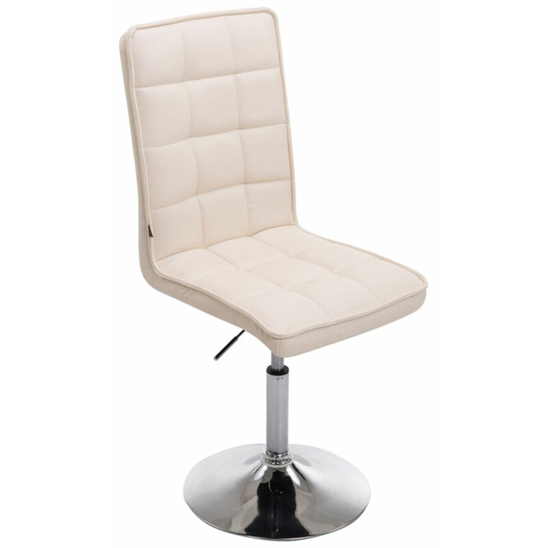 Eleganta justerbara matstolar i konstläder med hög ryggstöd