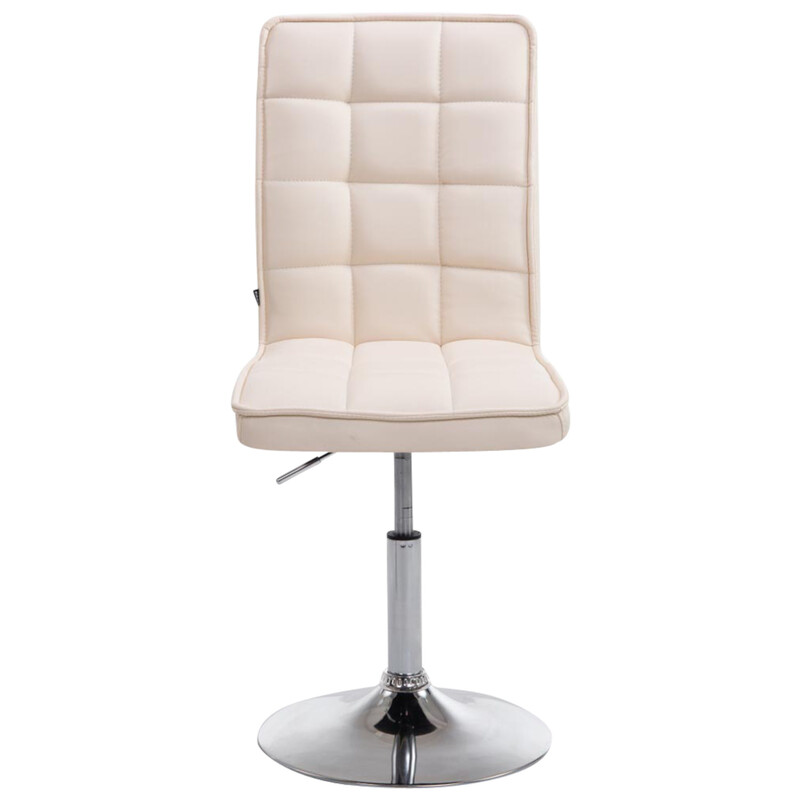 Eleganta justerbara matstolar i konstläder med hög ryggstöd