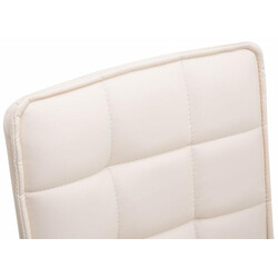 Eleganta justerbara matstolar i konstläder med hög ryggstöd