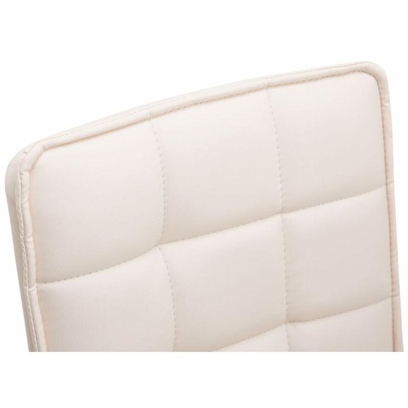 Eleganta justerbara matstolar i konstläder med hög ryggstöd